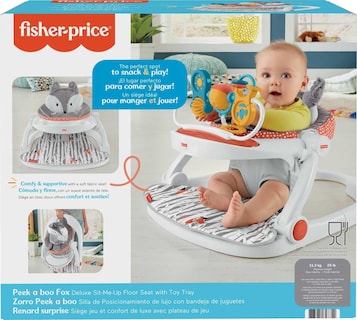 Foto 7 | Silla Portátil Para Bebés Fisher-price Sit-me-up Con Bandeja Para Aperitivos - Venta Internacional.