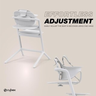 Foto 6 | Juego De Tronas Cybex Lemo 3 En 1 Con Juego Para Bebés Y Bandeja Para Aperitivos Color Blanco - Venta Internacional.