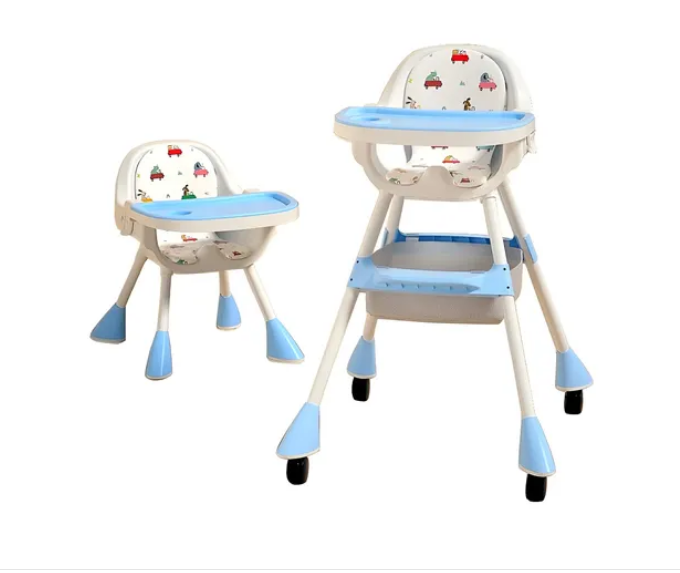 Foto 2 pulgar | Ajustable Silla Periquera Bebé Alta Para Comer Con Bandeja