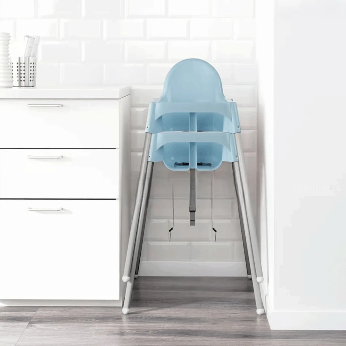Foto 4 pulgar | Silla Periquera Para Bebé Aeiou Thc001 Antiderrapante Azul