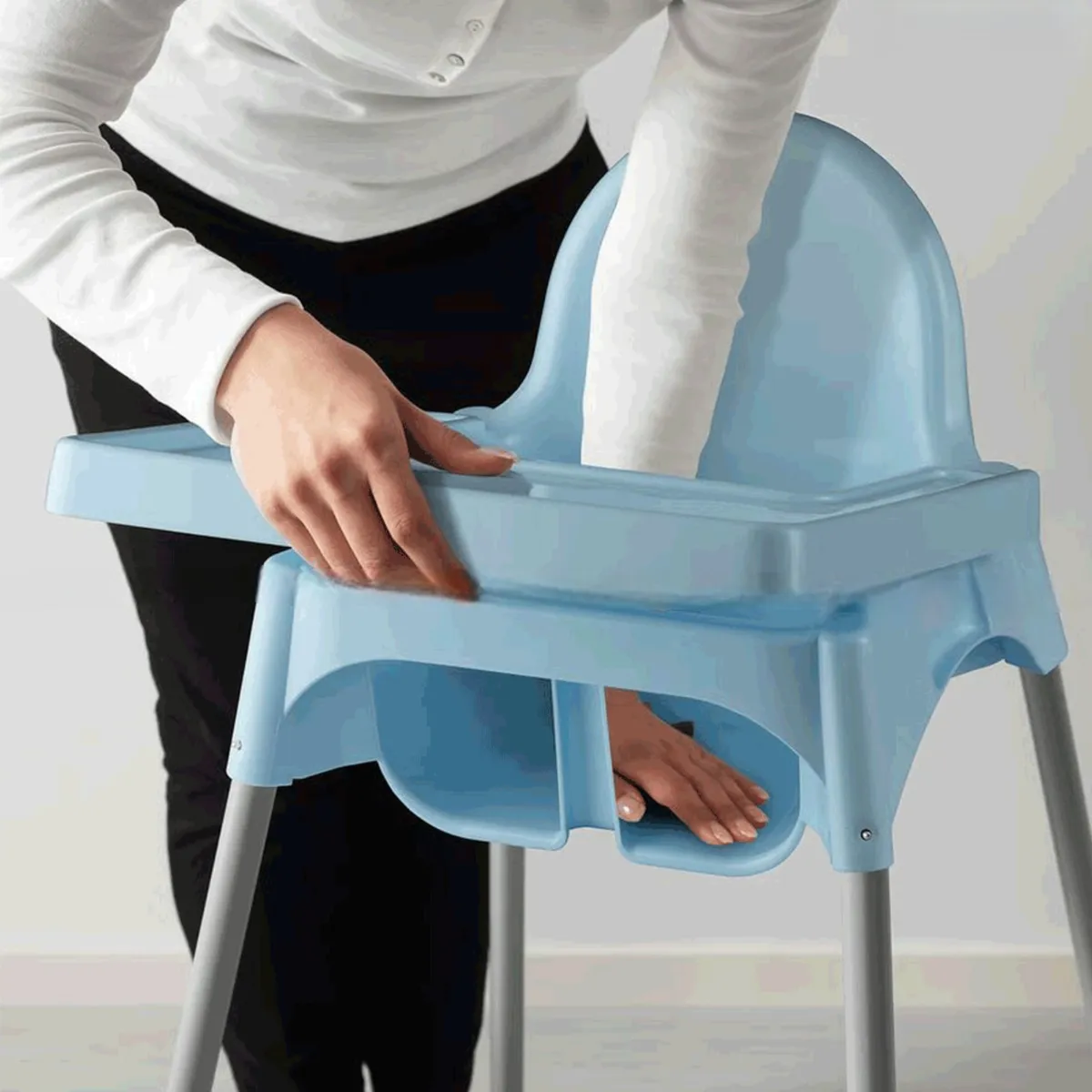 Foto 5 pulgar | Silla Periquera Para Bebé Aeiou Thc001 Antiderrapante Azul