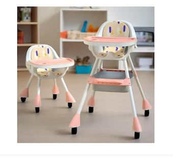 Foto 3 | Ajustable Silla Periquera Bebé Alta Para Comer Con Bandeja