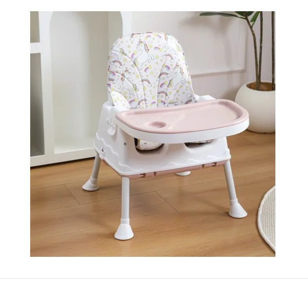 Foto 5 pulgar | Silla Periquera Bebé 3 En 1 Silla Alta Con Ruedas Ajustable