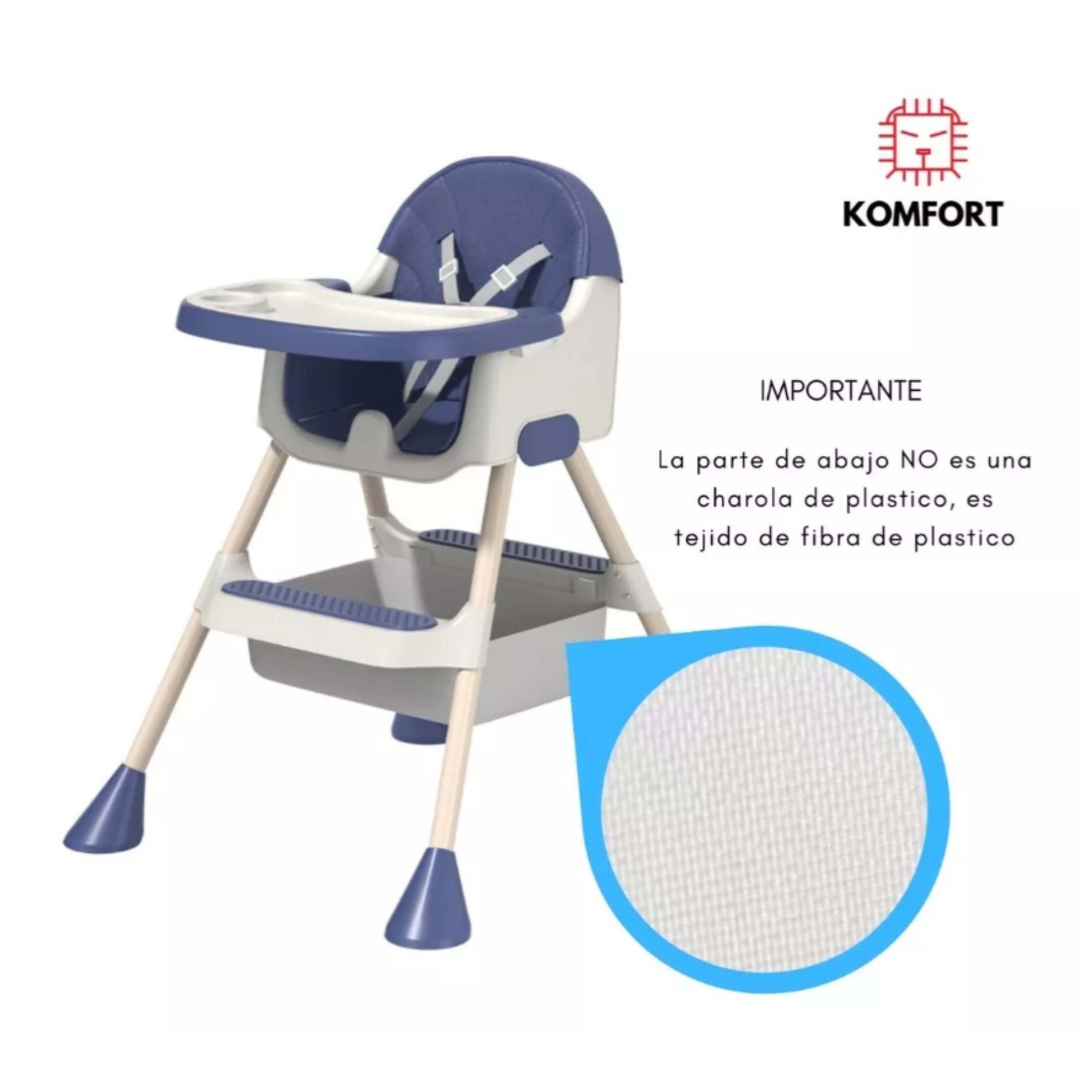 Foto 3 | Silla Periquera Komfort Para Bebé