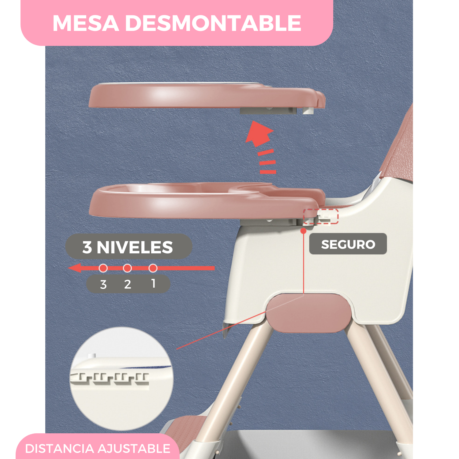 Foto 5 | Silla Periquera Komfort Para Bebé