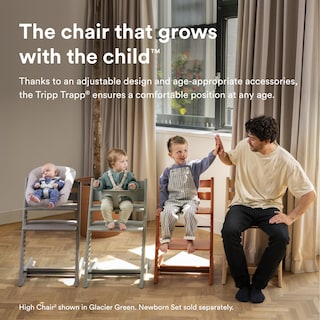 Foto 2 | Trona Stokke Tripp Trapp 2 Heather Mauve Con Set Para Bebé - Venta Internacional.