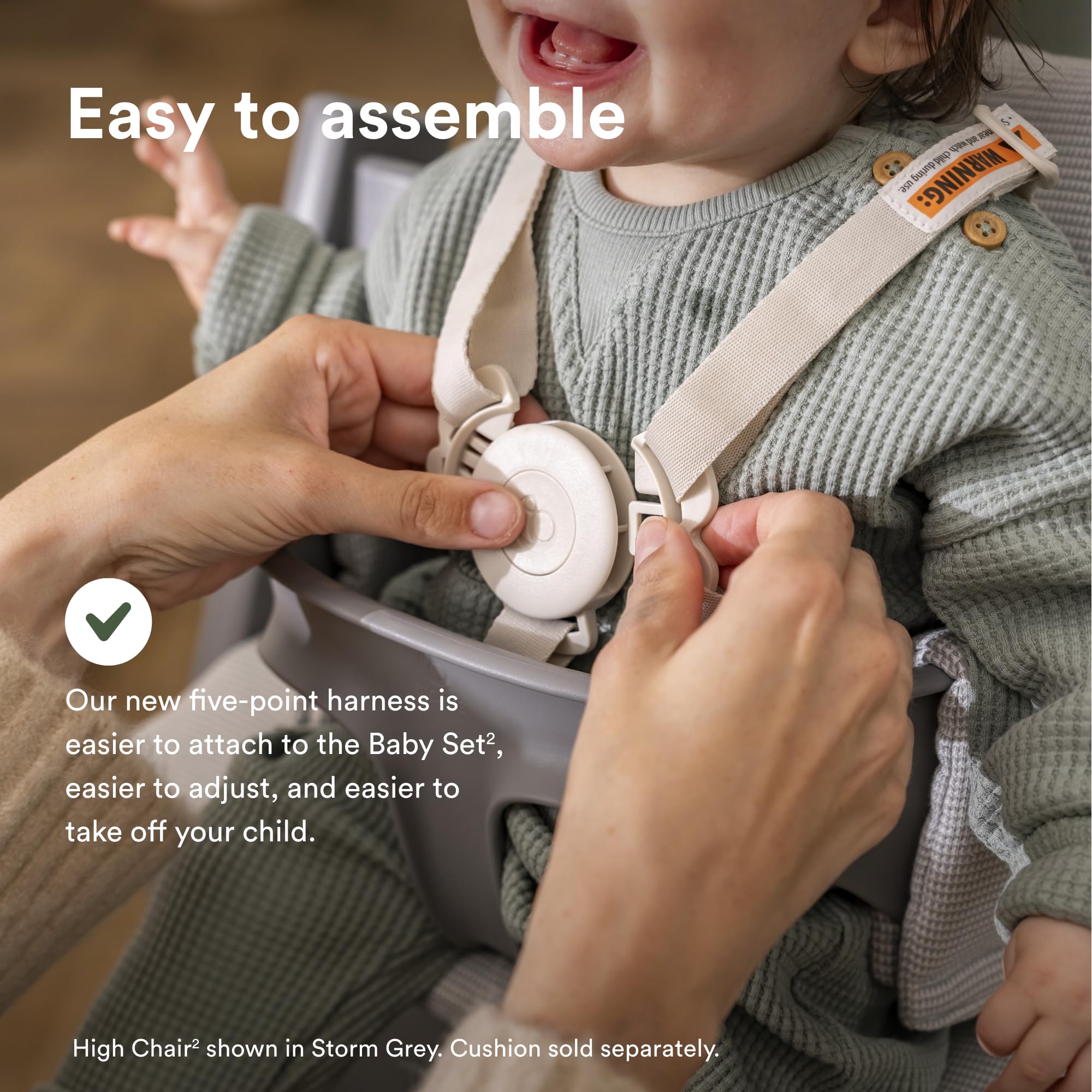 Foto 7 | Trona Stokke Tripp Trapp 2 Heather Mauve Con Set Para Bebé - Venta Internacional.