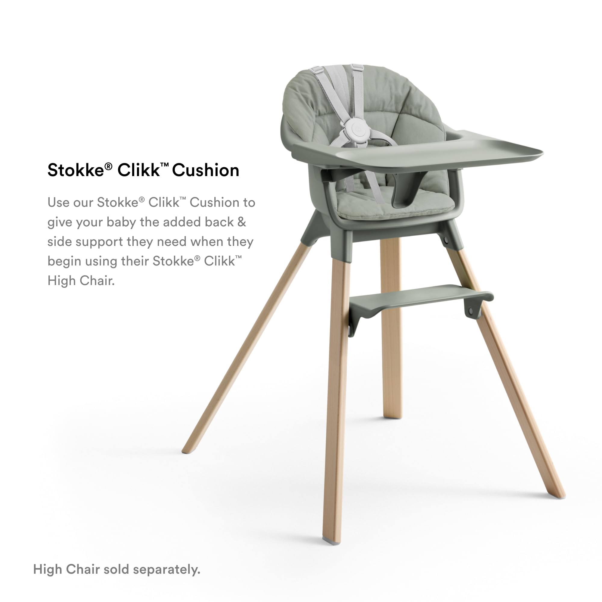 Foto 4 pulgar | Cojín Stokke Clikk Glacier Green Para Trona Clikk - Venta Internacional.