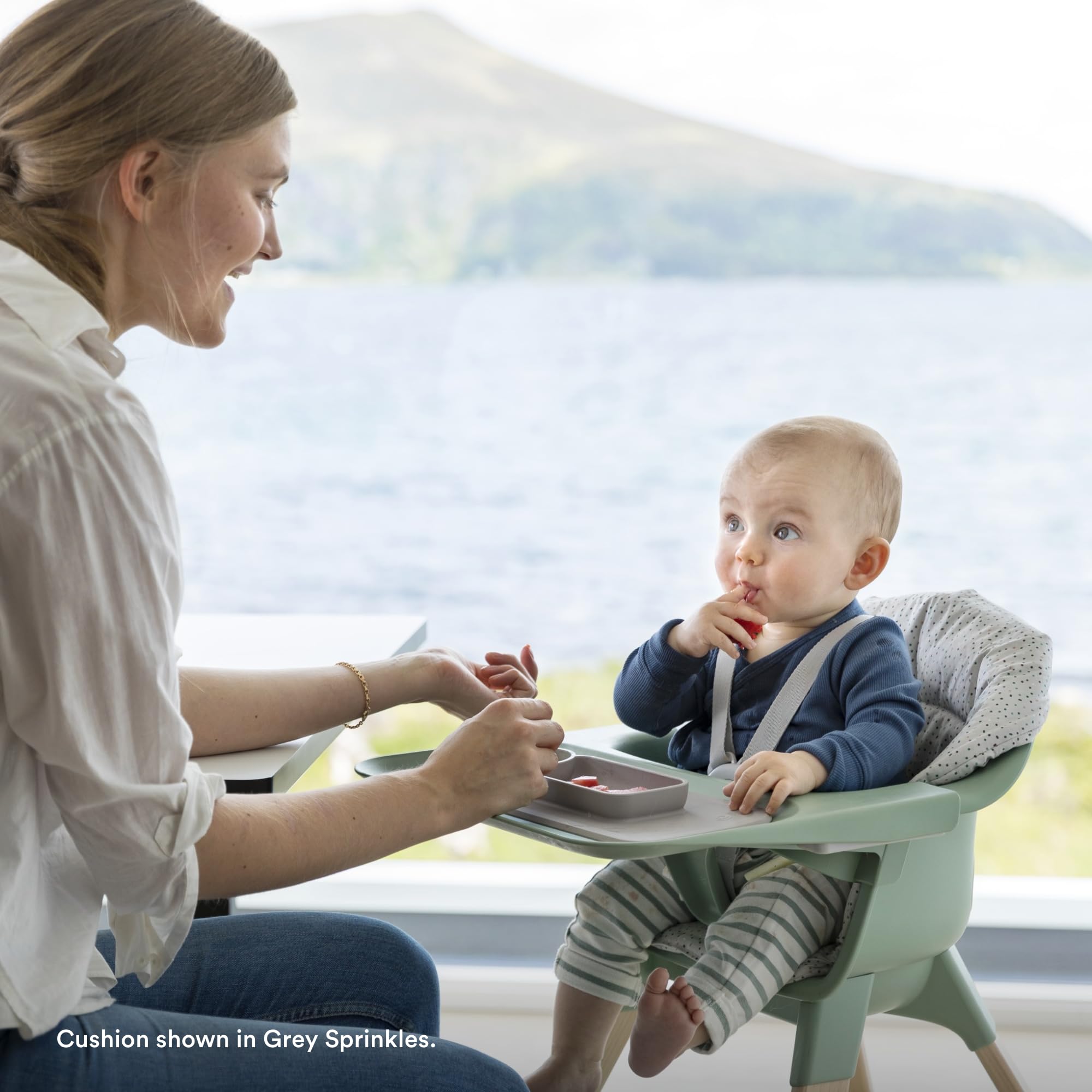 Foto 4 | Cojín Stokke Clikk Glacier Green Para Trona Clikk - Venta Internacional.