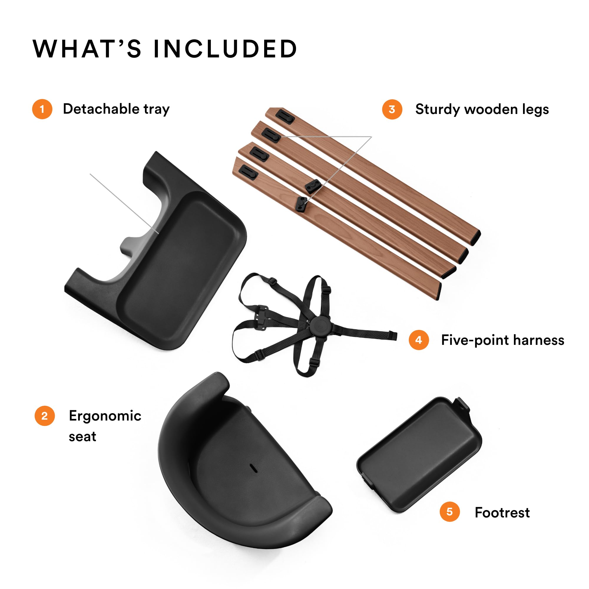 Foto 4 pulgar | Trona Stokke Clikk Negro/marrón Cálido De 6 A 36 Meses  15 Kg - Venta Internacional.