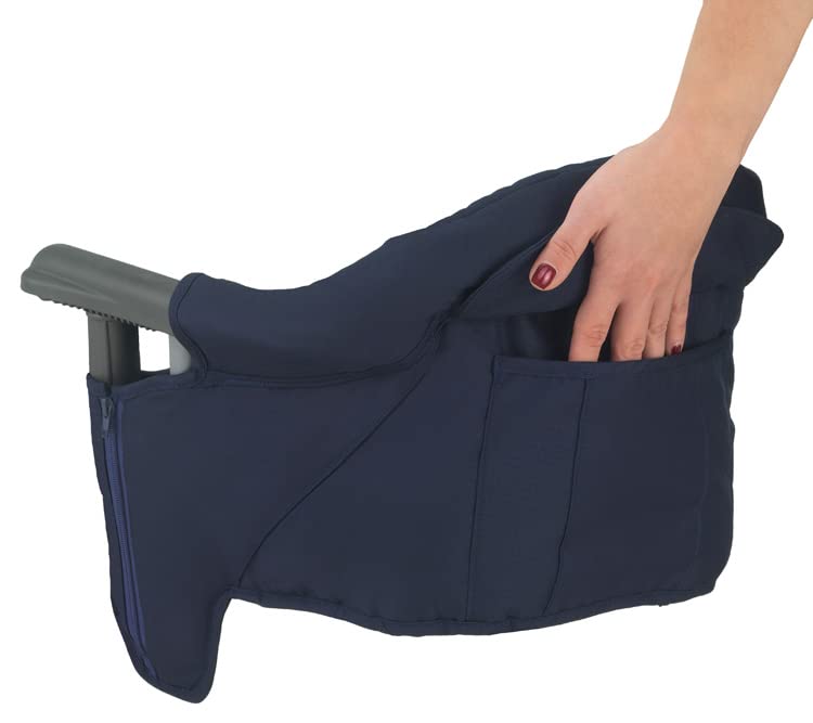 Foto 5 pulgar | Trona Portátil Inglesina Fast Table Con Bandeja Rápida Azul - Venta Internacional.