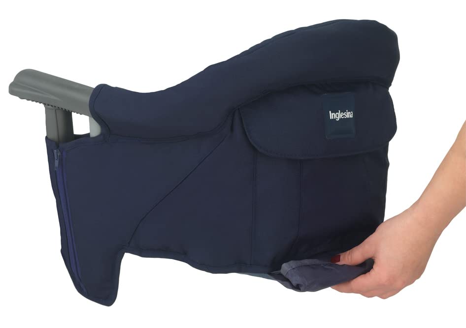 Foto 6 pulgar | Trona Portátil Inglesina Fast Table Con Bandeja Rápida Azul - Venta Internacional.