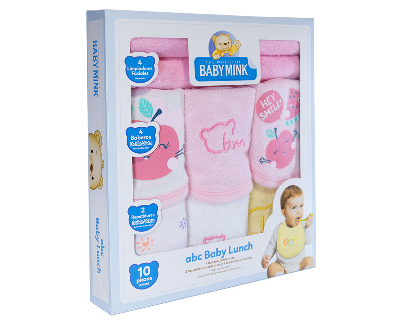 Foto 4 | Set Hora De La Comida Baby Mink Bm879 Rosa