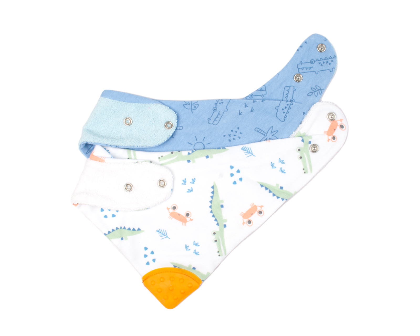 Foto 7 pulgar | Baberos Bandana Baby Mink BM15M color Azul 6 Piezas