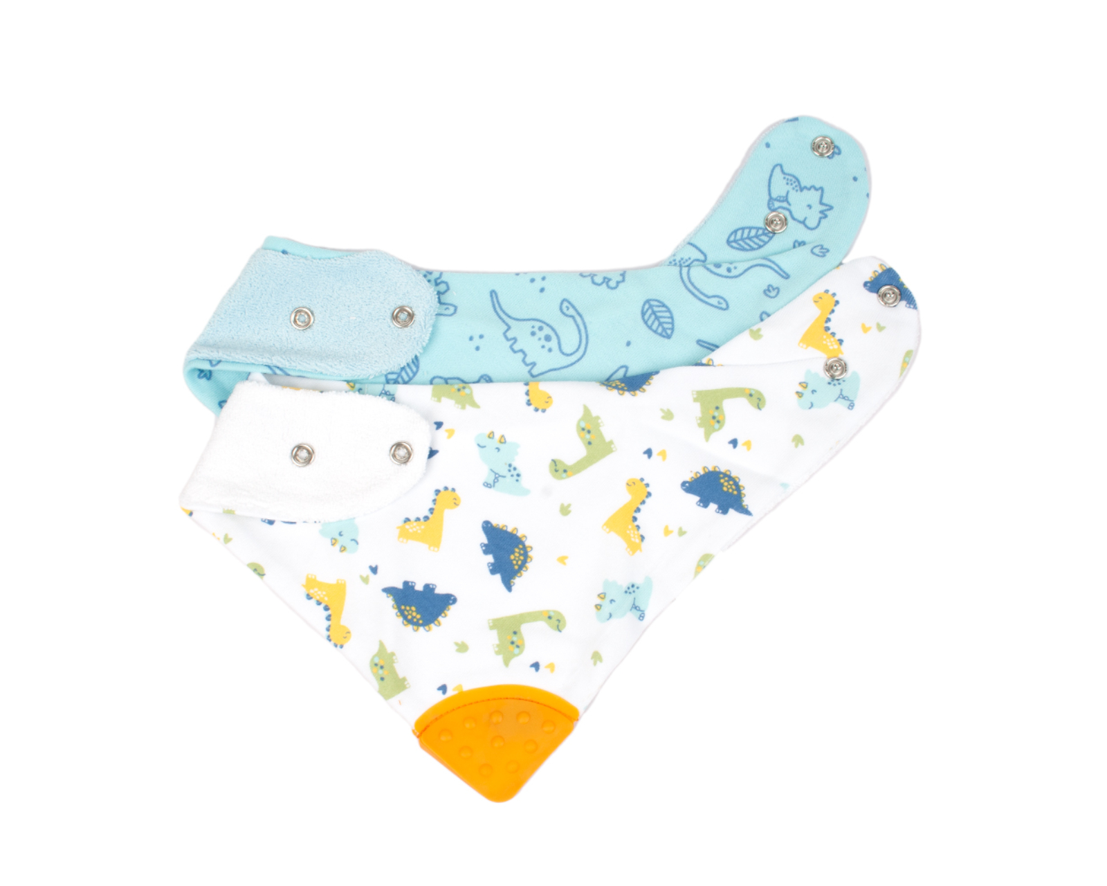 Foto 9 pulgar | Baberos Bandana Baby Mink BM15M color Azul 6 Piezas
