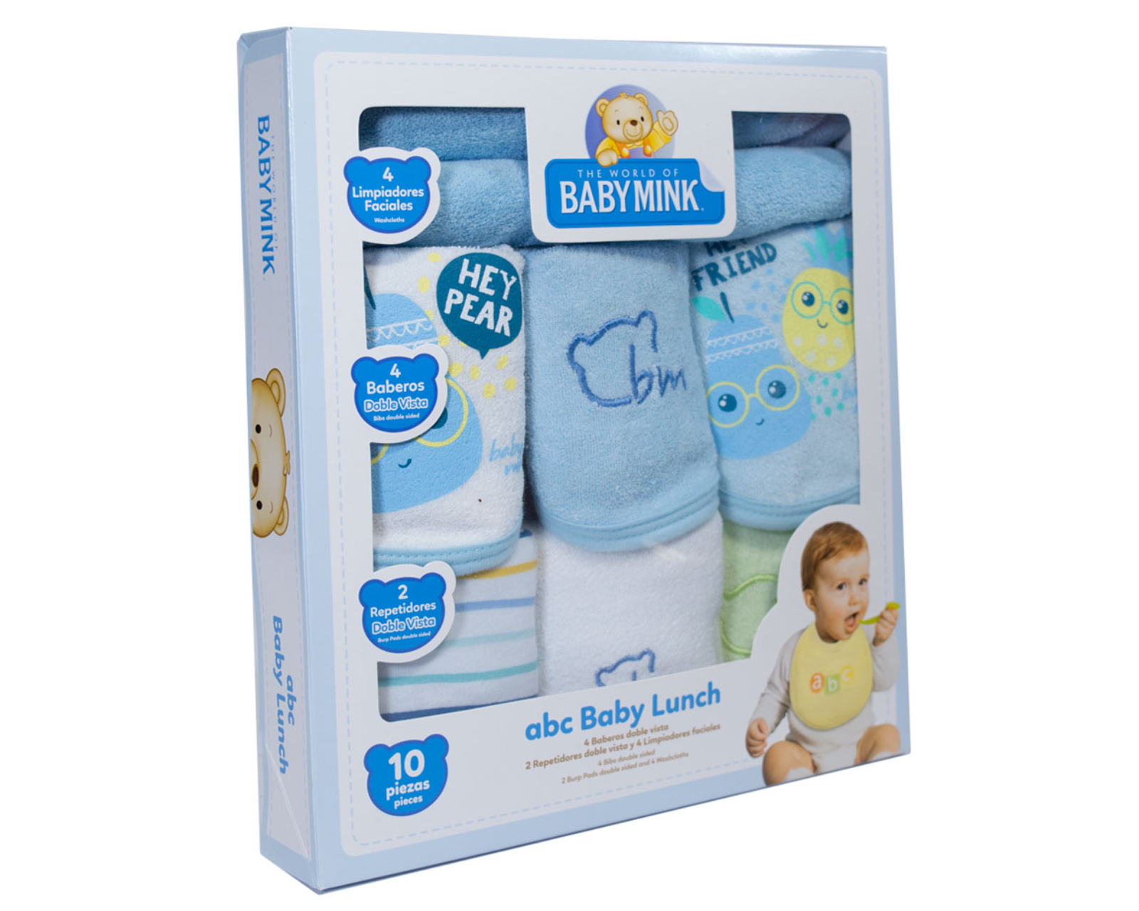 Foto 5 pulgar | Set Hora De La Comida Baby Mink Bm879 Azul
