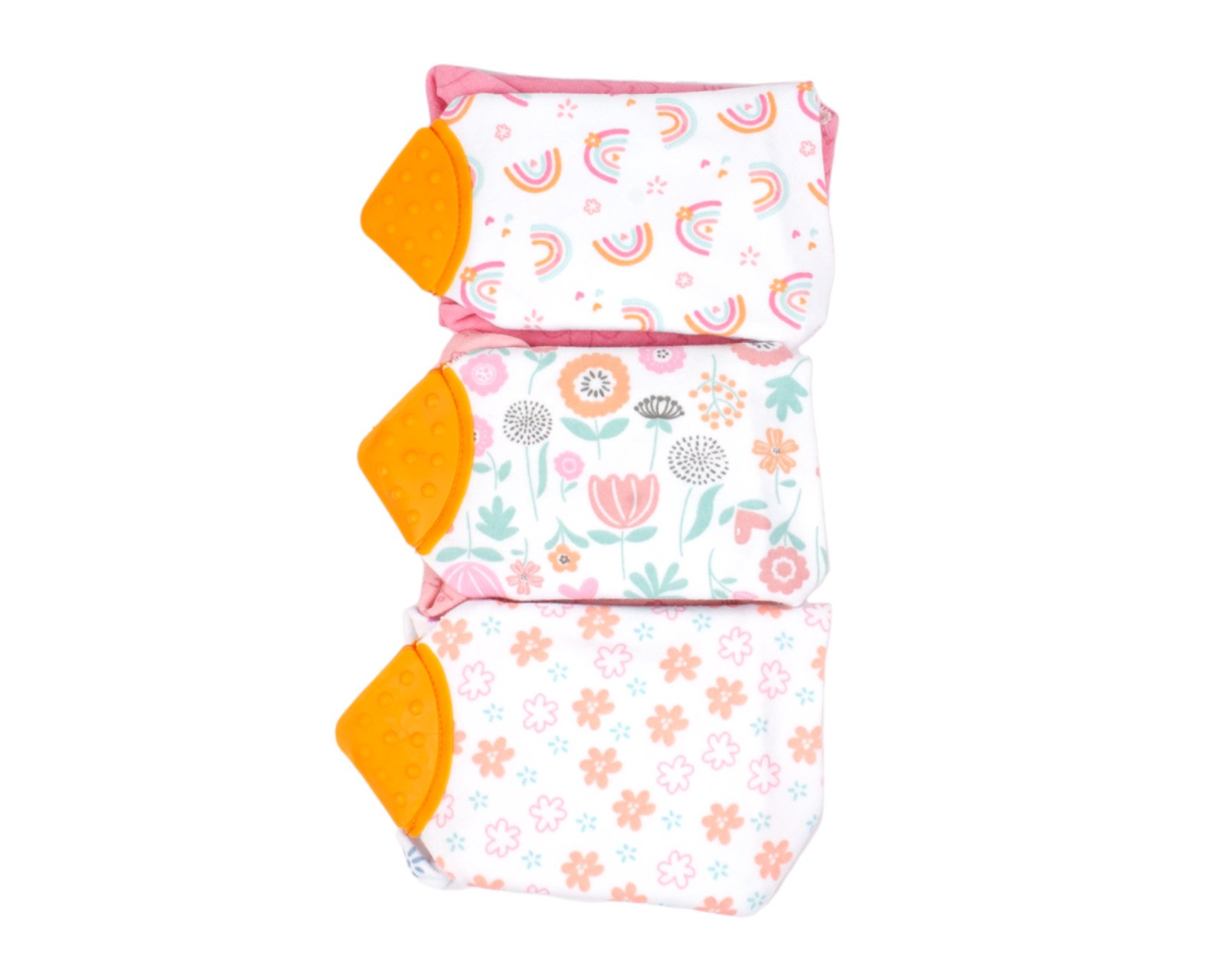 Foto 3 pulgar | Baberos Bandana Baby Mink Bm15m color Rosa 6 Piezas