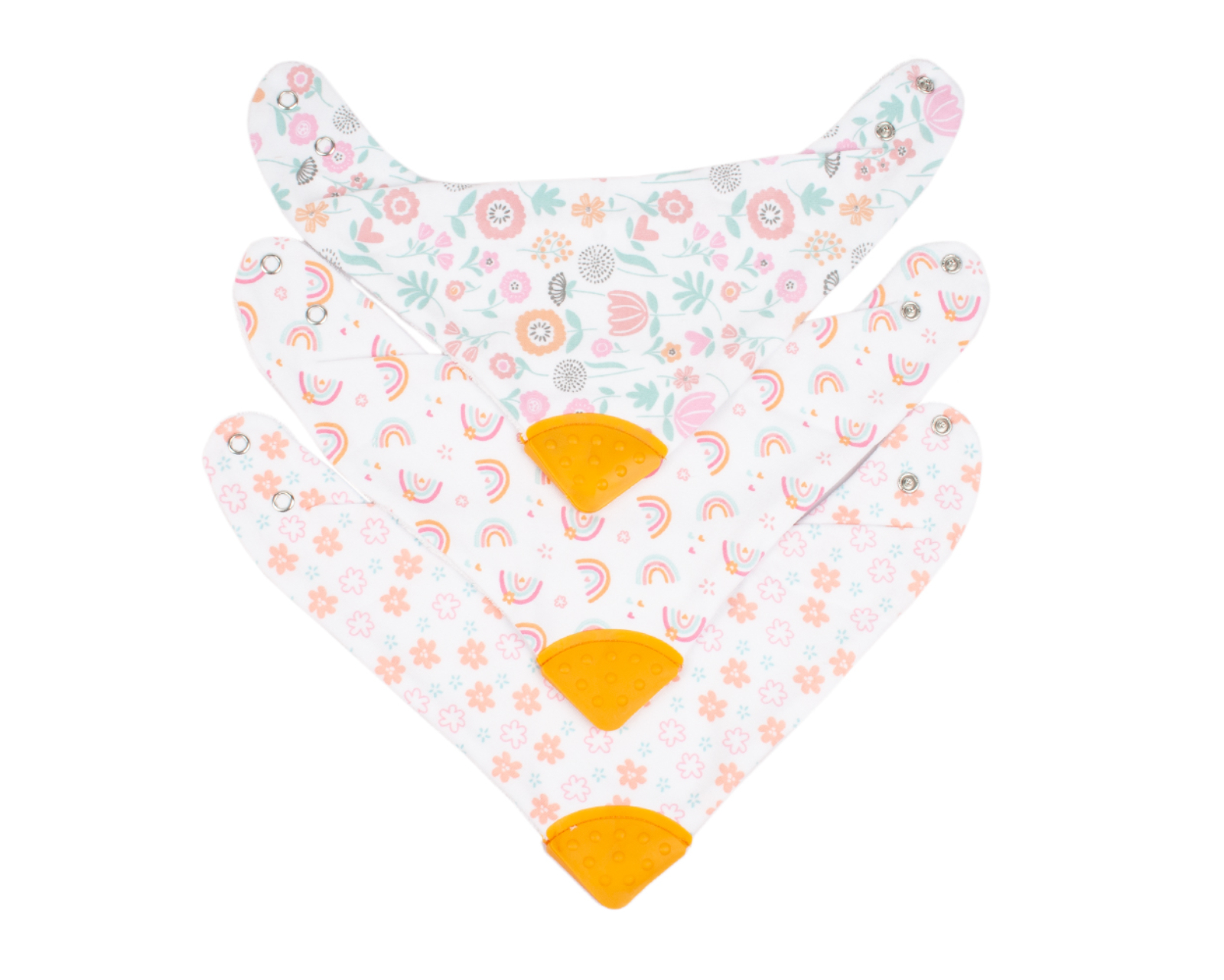 Foto 5 pulgar | Baberos Bandana Baby Mink Bm15m color Rosa 6 Piezas