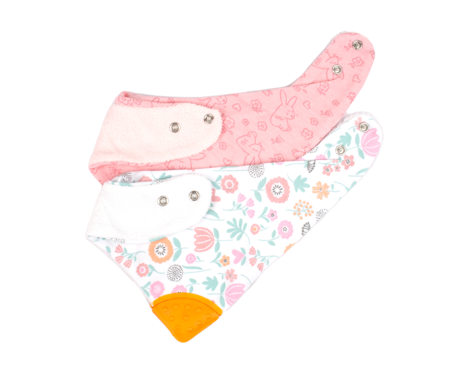Foto 9 pulgar | Baberos Bandana Baby Mink Bm15m color Rosa 6 Piezas