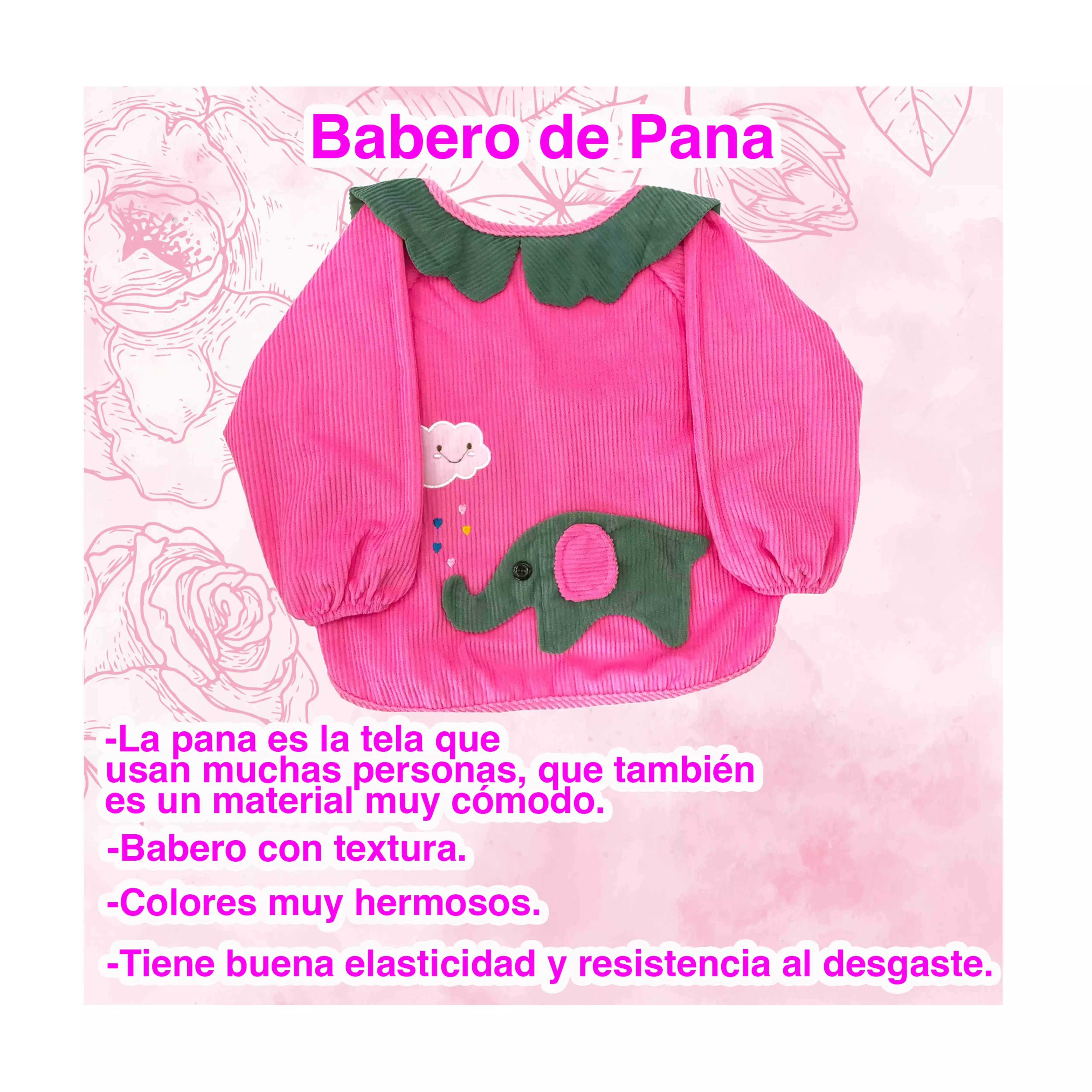 Foto 5 | Baberos Ecobaby Original 3 Piezas para Bebé Niño