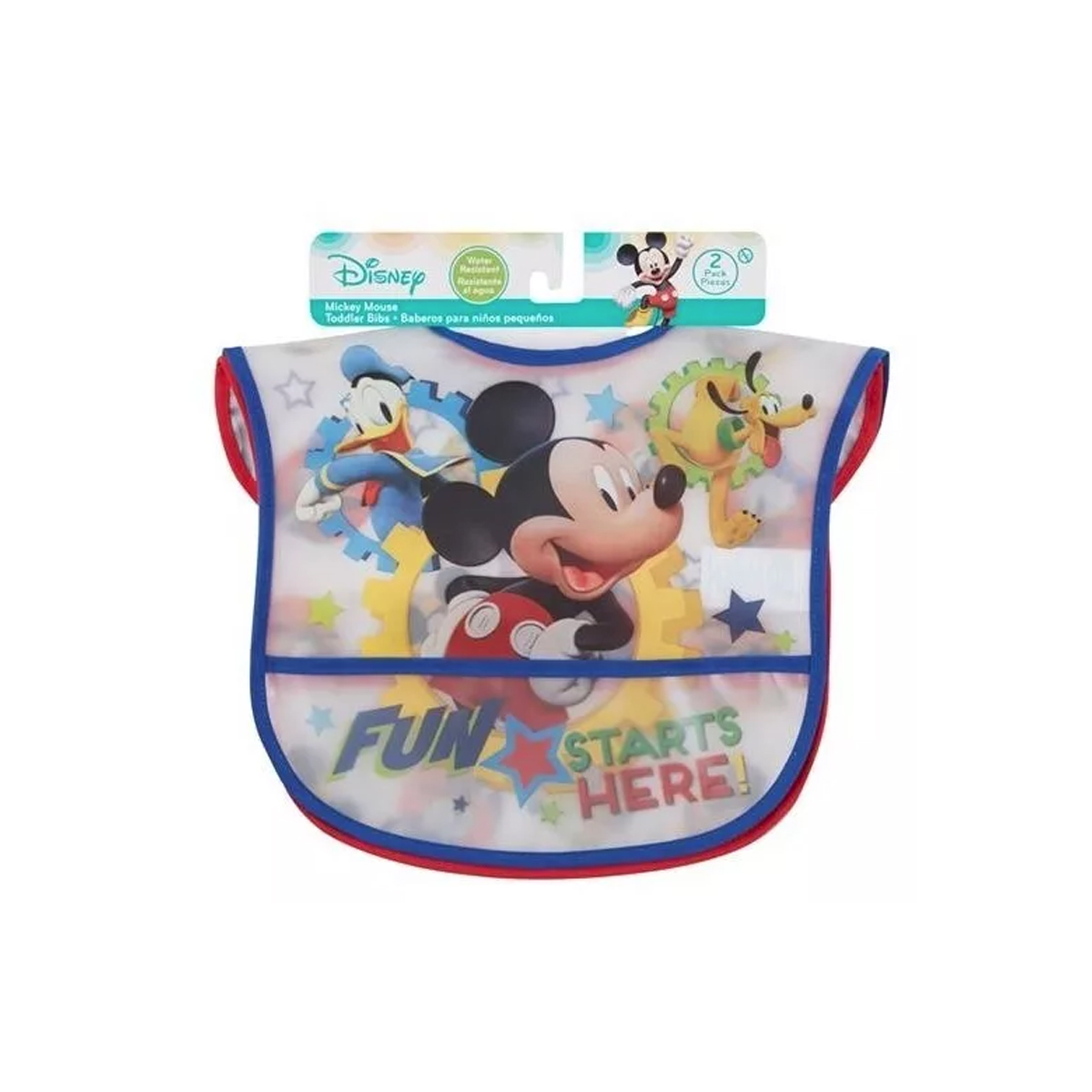 Foto 2 pulgar | Babero Impermeable Sin Mangas Disney Mickey Mouse 2 PZAS