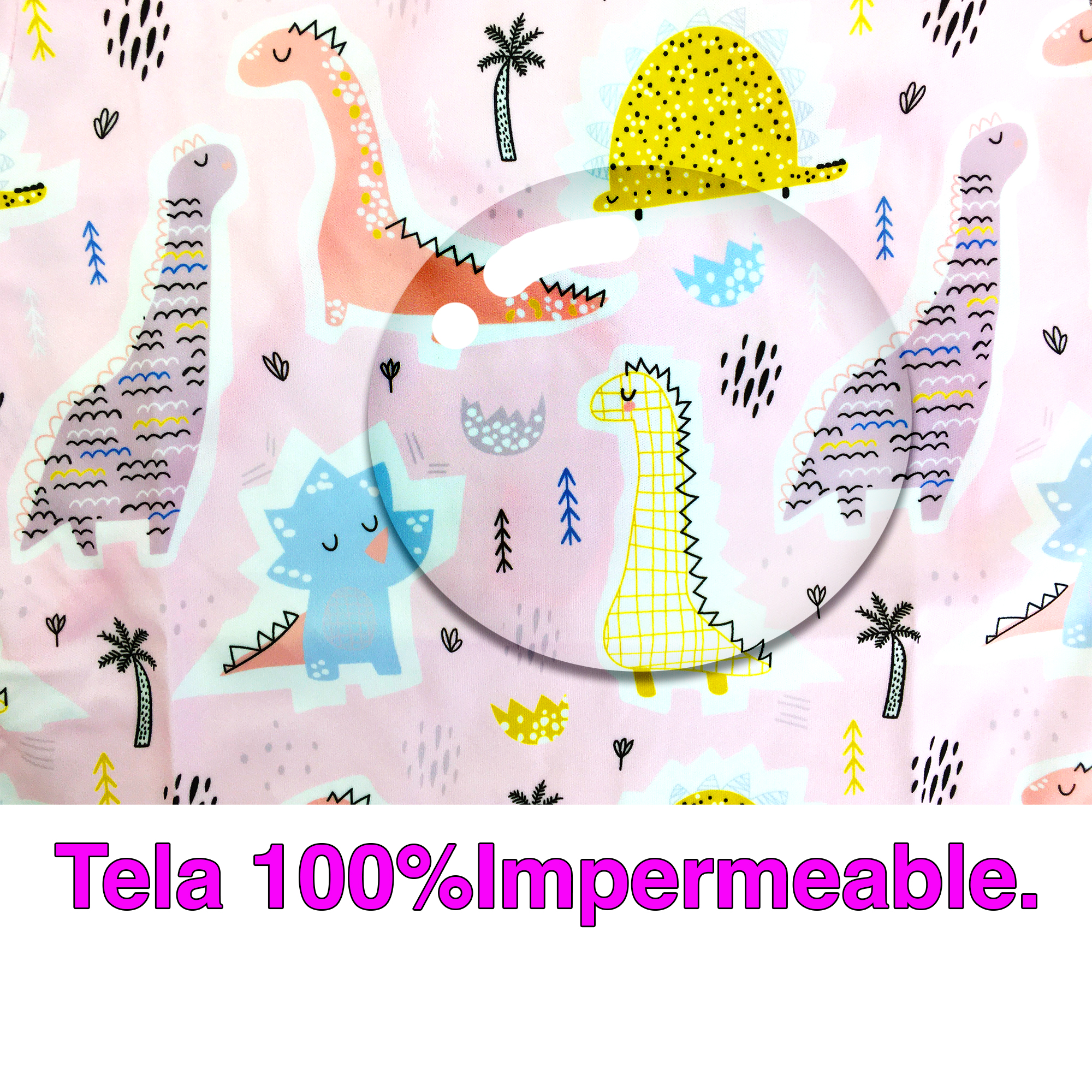 Foto 7 | Set De 3 Batas Para Bebés Ecobaby Original Tela Impermeable Reutilizable