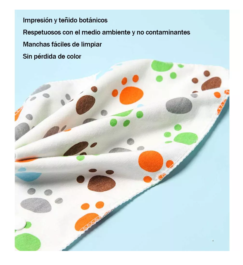 Foto 5 pulgar | Baberos Bandana Absorbentes y Suaves 15 piezas para Bebés