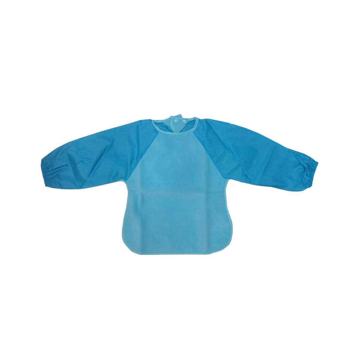 Babero Impermeable Con Mangas Azul Bumkins