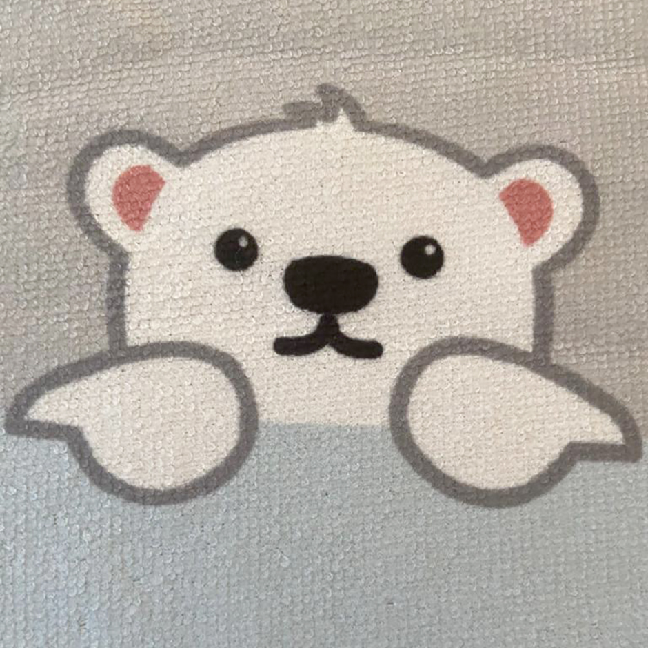 Foto 5 pulgar | Baberos Microtoalla Beikia Bear