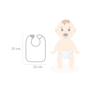 Foto 4 | Baberos Microtoalla Zorritos