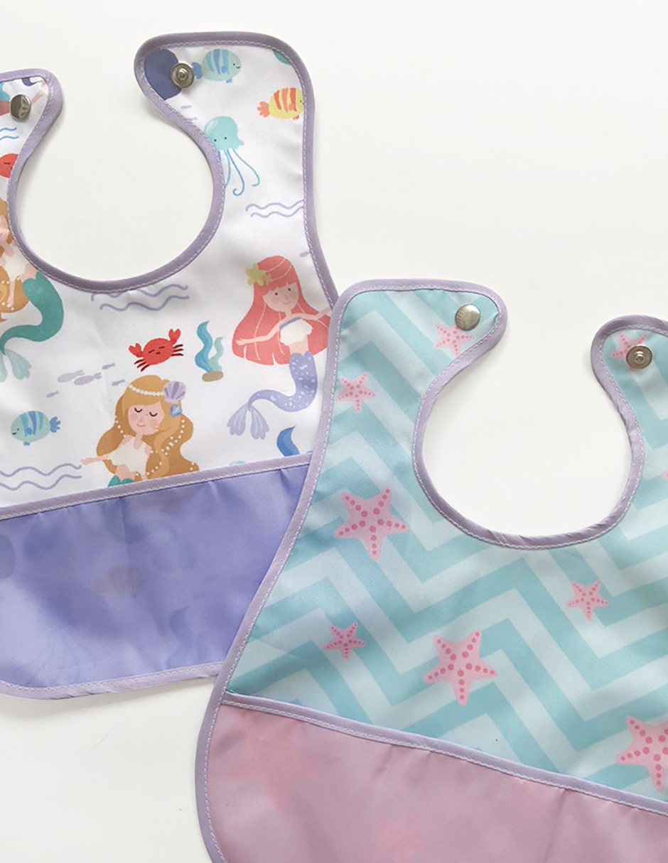 Foto 4 | Baberos Impermeables Beikia Sirena