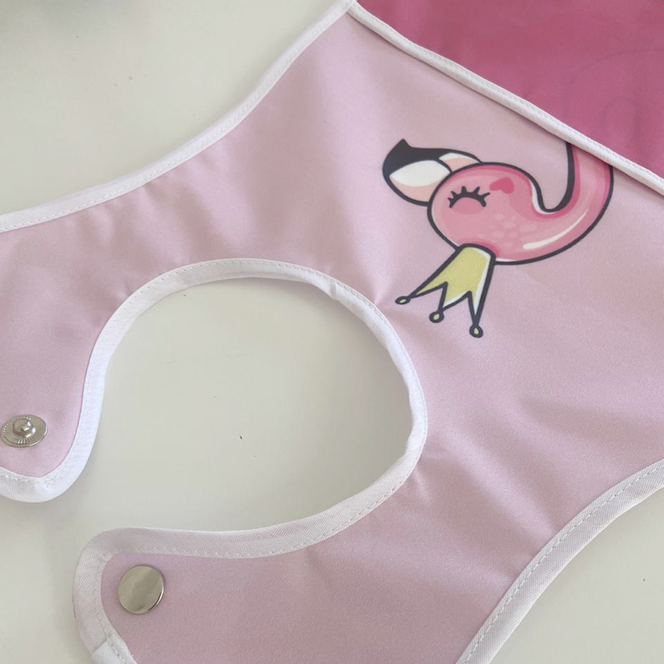 Foto 4 | Baberos De Plástico Beikia Flamingos