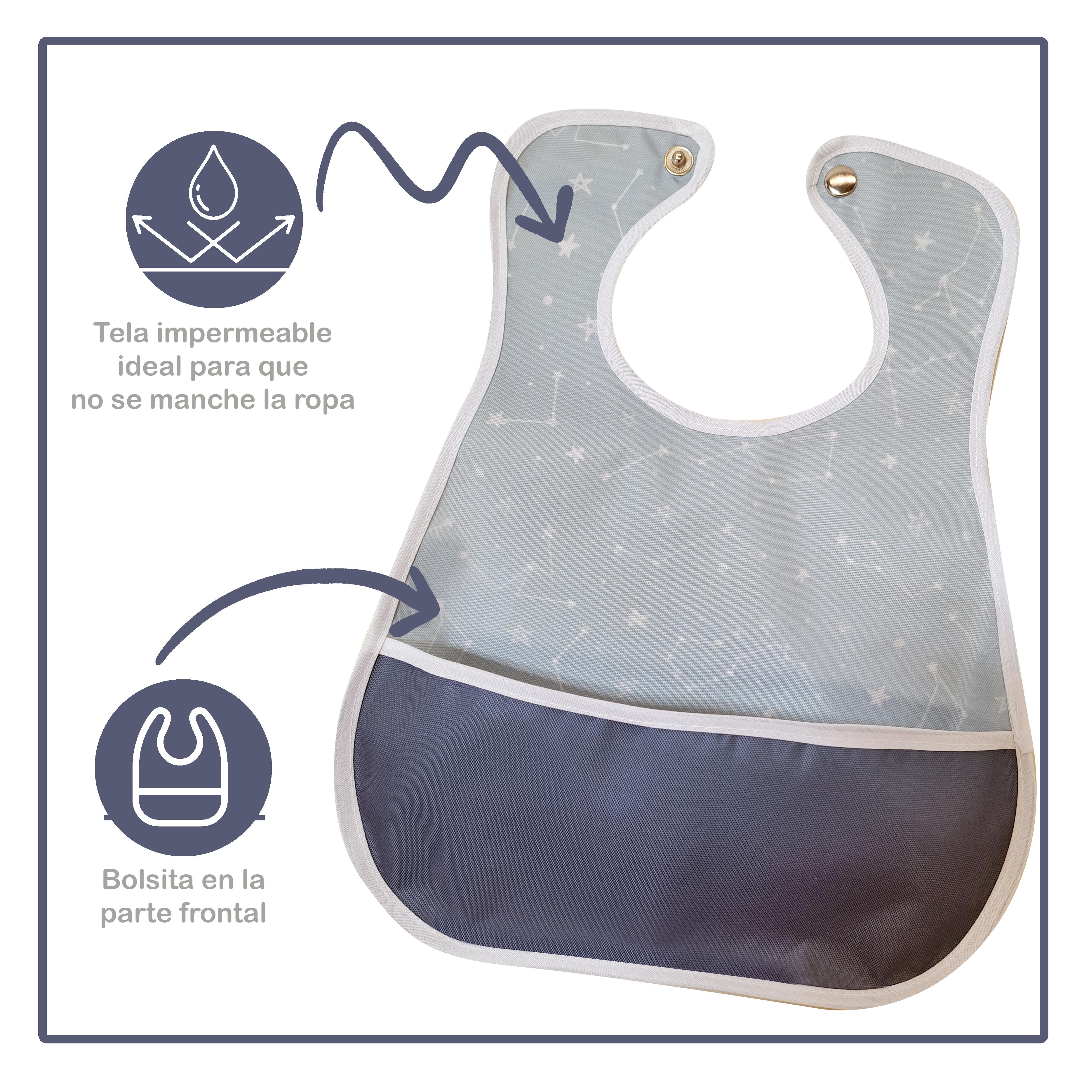 Foto 4 pulgar | Baberos Impermeable para Bebés