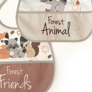 Foto 4 | Baberos Impermeables Beikiakids Forest Friends para Bebé