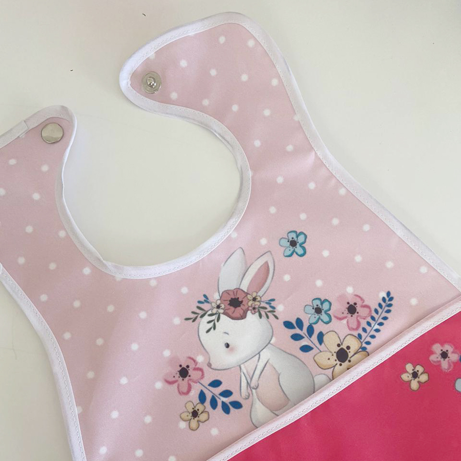 Foto 5 pulgar | Baberos para Bebé Beikiakids Impermeable Sweetb 4 Piezas