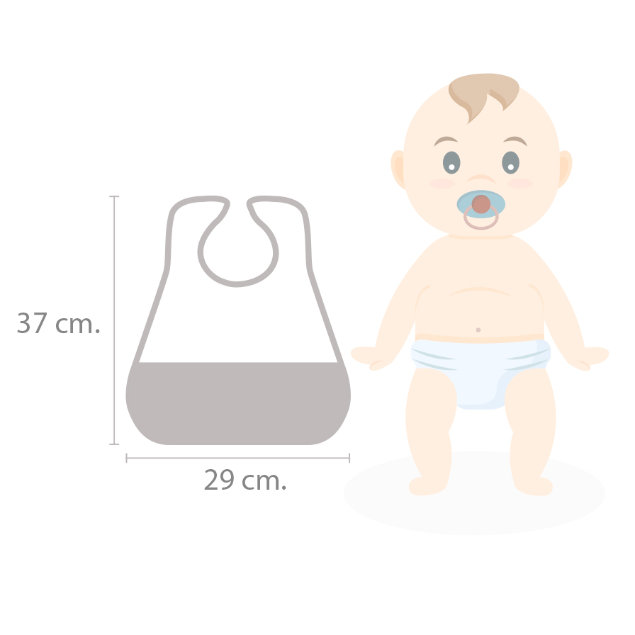 Foto 5 | Baberos para Bebé Beikiakids Impermeable Marinero 4 Piezas