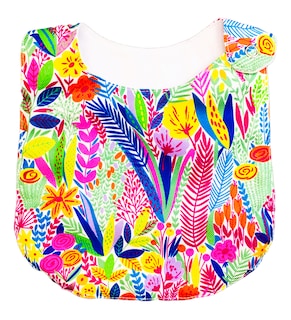 Foto 7 | Kit de 4 Baberos Para Bebé Luulu Floral Impermeable De Algodón Orgánico