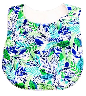 Foto 8 | Kit de 4 Baberos Para Bebé Luulu Floral Impermeable De Algodón Orgánico