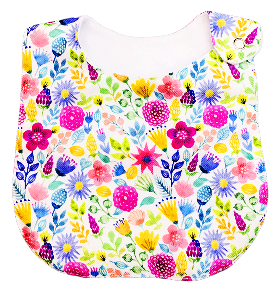 Foto 7 | Kit de 4 Baberos para Bebé Luulu Frutas Impermeable de Algodón Orgánico