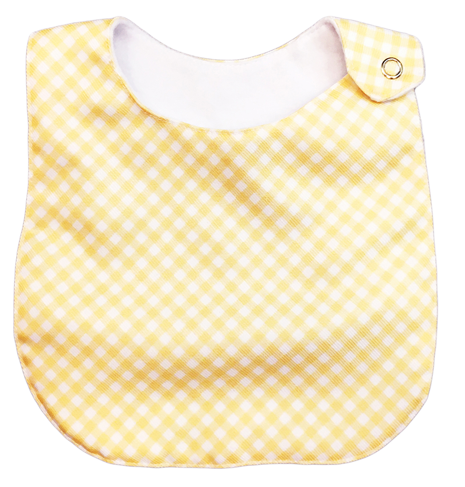 Foto 6 | Kit 4 Baberos Luulu Neutro Amarillo Impermeable Algodón Orgánico