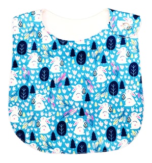 Foto 5 | Kit 4 Baberos para Bebé Luulu Animales Impermeable de Algodón Orgánico