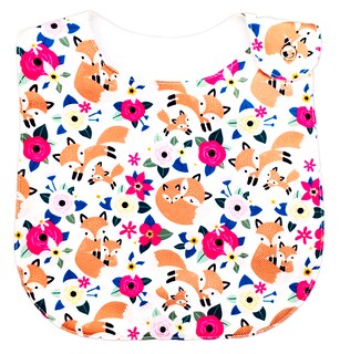 Foto 8 | Kit 4 Baberos para Bebé Luulu Animales Impermeable de Algodón Orgánico