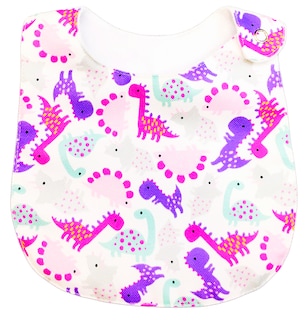 Foto 5 | Kit 4 Baberos Luulu Dinosaurias Impermeable Algodón Orgánico