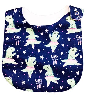 Foto 7 | Kit 4 Baberos Luulu Dinosaurias Impermeable Algodón Orgánico