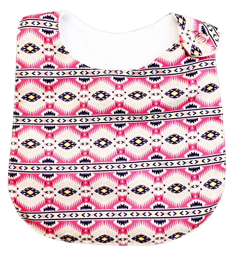 Foto 6 | Kit 4 Baberos para Bebé Luulu Tribal Boho Impermeable de Algodón Orgánico