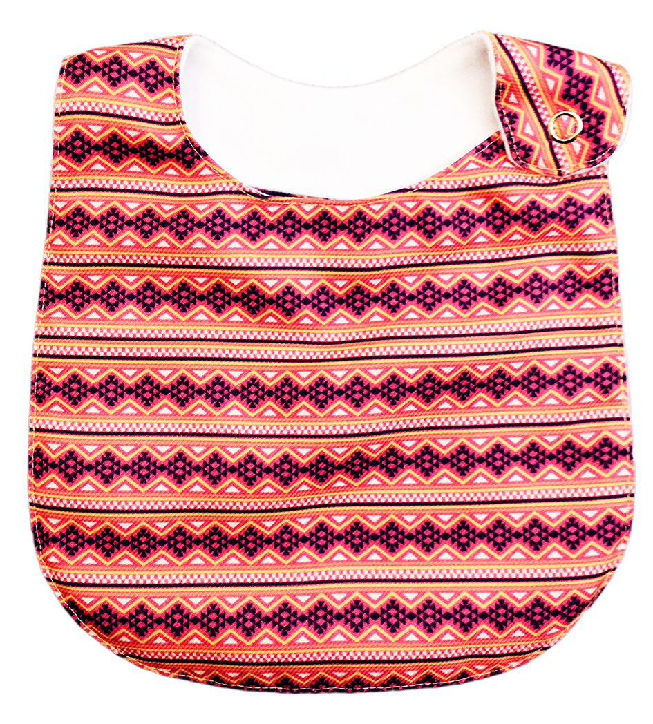 Foto 7 | Kit 4 Baberos para Bebé Luulu Tribal Boho Impermeable de Algodón Orgánico