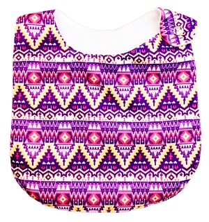 Foto 8 | Kit 4 Baberos para Bebé Luulu Tribal Boho Impermeable de Algodón Orgánico