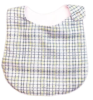 Foto 6 | Kit 4 Baberos para Bebé Luulu Tejido Turqueza Impermeable de Algodón Orgánico