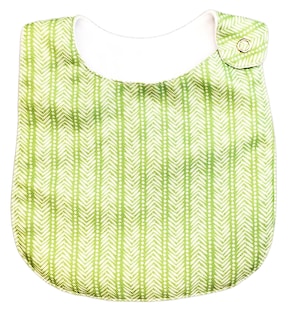 Foto 8 | Kit 4 Baberos para Bebé Luulu Tejido Turqueza Impermeable de Algodón Orgánico