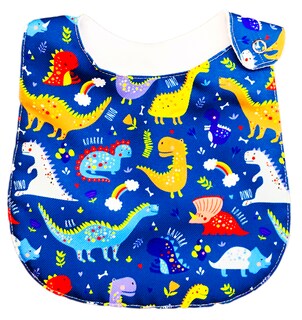 Foto 5 | Kit 4 Baberos Luulu Dinosaurios Impermeable Algodón Orgánico
